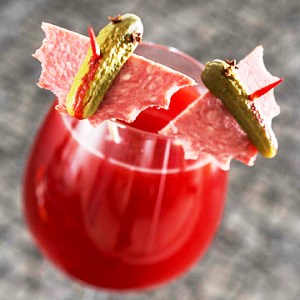 Salami Garnish